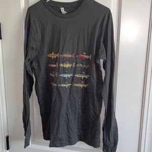 Long sleeve fish shirt
